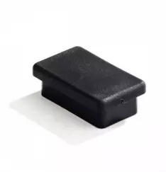 Abschlusskappe für Stahlprofil 50x30 mm, Kunststoff, schwarz