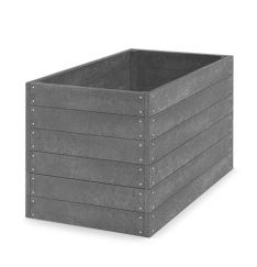 Kunststoff Hochbeet 150x81x79 cm (Länge x Breite x Höhe), grau