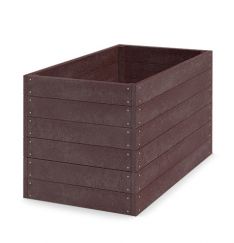 Kunststoff Hochbeet 150x81x81cm (Länge x Breite x Höhe), braun