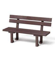 Bank mit Lehne Eva  1,5m / 46cm