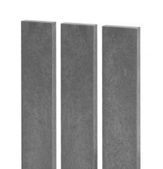 Zaunlatte 78x21, 1,48 m, mit geradem Kopf, grau