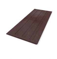 Kunststoffplatte mit Muster 2000x800x30 mm, Zaun-, braun