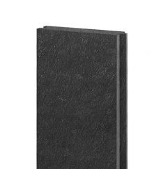 Brett mit Nut und Feder 138x28, 1,5 m, schwarz
