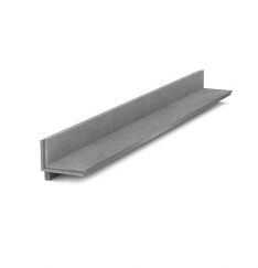 Randstein mit Kante  110x115, 1,2 m, grau