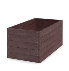 Kunststoff Hochbeet 120x66x68cm (Länge x Breite x Höhe), braun